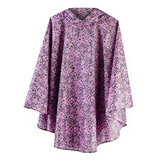 totes Ditsy Print Poncho with Pocket 