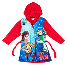 Childrens Toy Story Dressing Gown Red