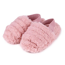 totes Childrens Faux Fur Slingback Slippers