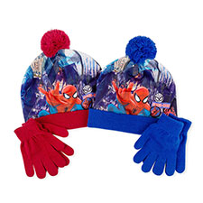 Children's Spiderman Hat & Glove Set