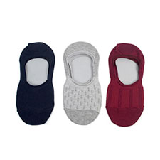 totes Knitted Footsie (3 Pack) Plain