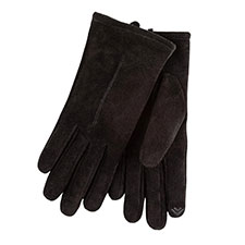 Isotoner Ladies One Point Suede Smartouch Glove