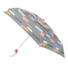 totes&#174; Compact Flat Colour Block Stripe Print Umbrella ( 5 Section )