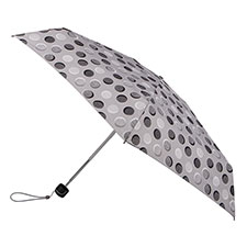 totes ECO-BRELLA® X-TRA STRONG Mini Textured Dots Print Umbrella