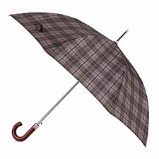 totes&#174; Premium Automatic Walker Wood Crook Country Check Print  