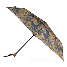 totes ECO Supermini Fern Leaves Print Umbrella (3 Section)
