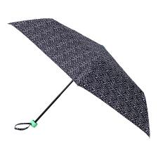 totes&#174; Supermini B&amp;W Drops Print Umbrella ( 3 Section )