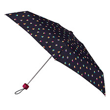 totes&#174; Compact Round French Flowers Print Umbrella (5 Section)