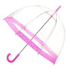 totes Ladies PVC Dome Star Umbrella