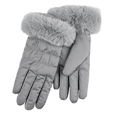 Isotoner&#174; Ladies SmarTouch&#174; Water Repellent Padded Glove Grey