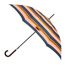 totes&#174; Auto Walker Wood Handle Block Stripe Print 