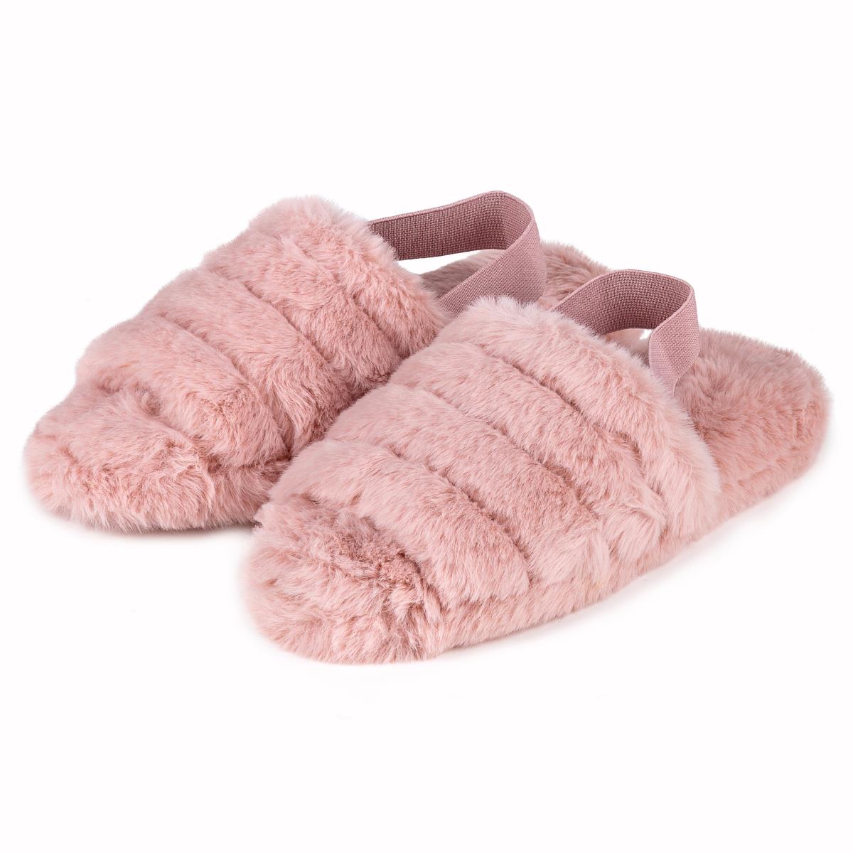 totes Ladies Faux Fur Slingback Slippers | totes ISOTONER