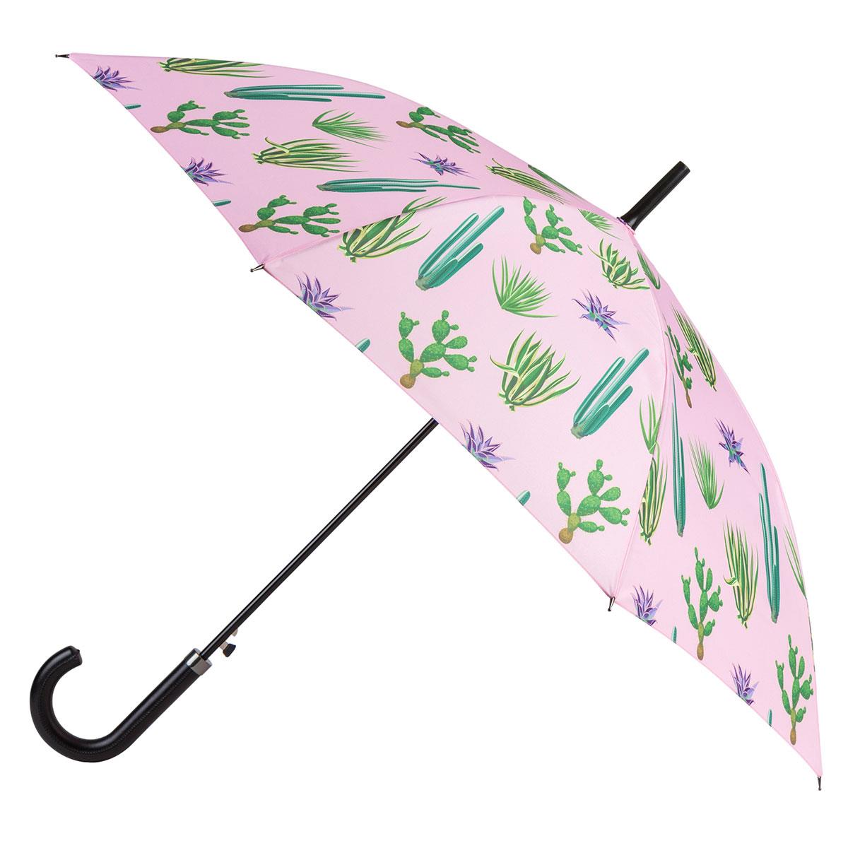 totes® Ladies Cactus Slim Auto Walker Umbrella totes ISOTONER