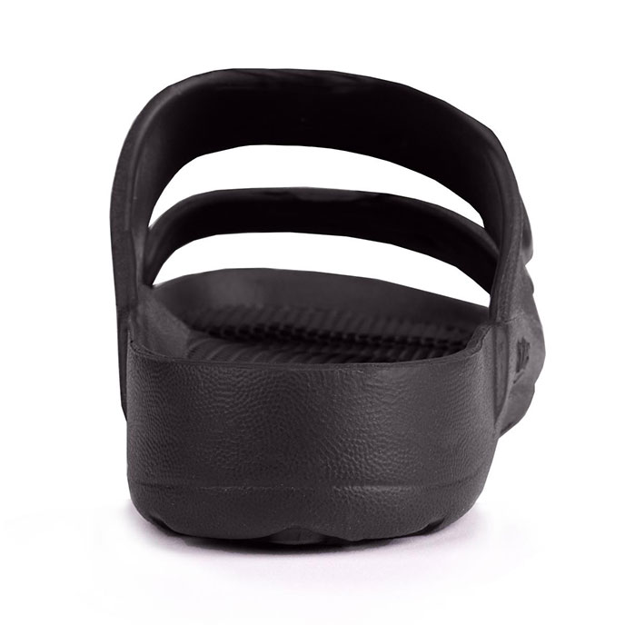 totes SOLBOUNCE Ladies Double Strap Slide Black Extra Image 3