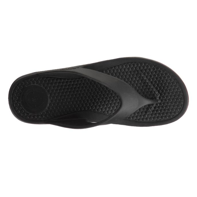 totes SOLBOUNCE Mens Toe Post Black Extra Image 4