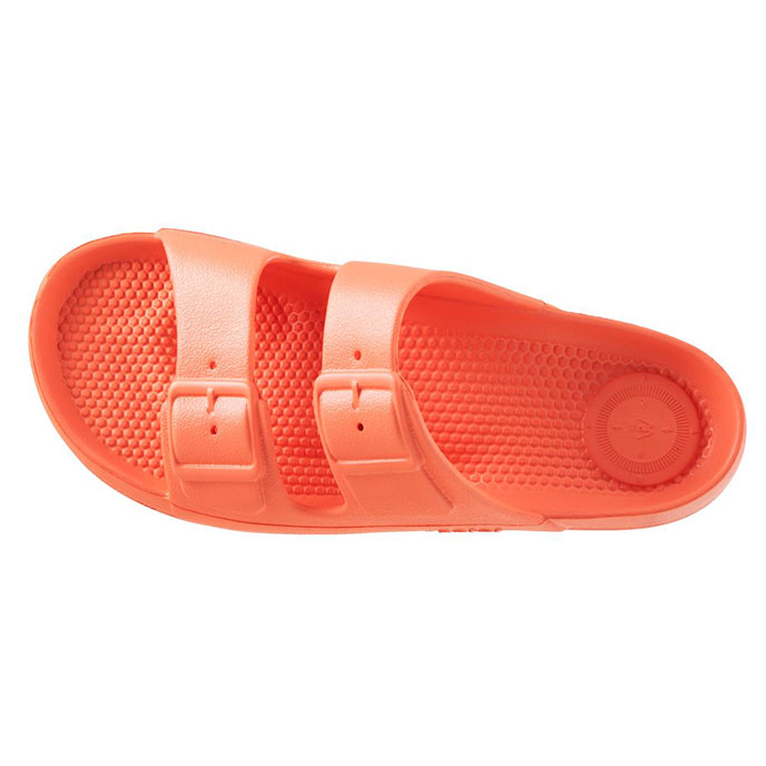 totes SOLBOUNCE Ladies Buckle Slider Coral Extra Image 2