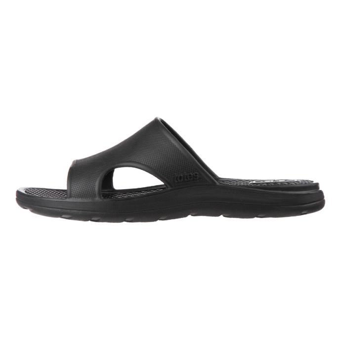 totes SOLBOUNCE Mens Vented Slide Black Extra Image 3