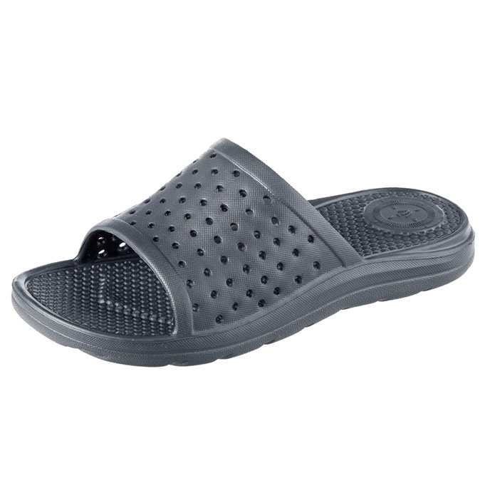 totes SOLBOUNCE Kids Perforated Slide Mineral Extra Image 1