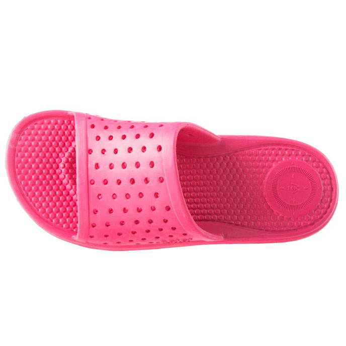totes SOLBOUNCE Kids Perforated Slide Azalea Extra Image 2