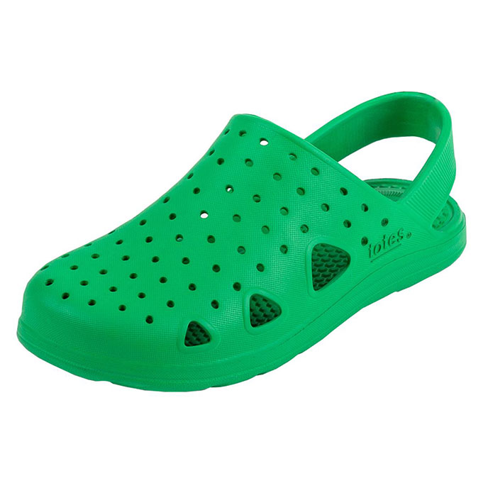 totes SOLBOUNCE Toddler Clog Green Extra Image 1