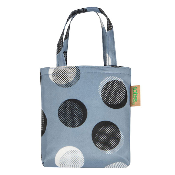 totes ECO Bag In Bag Shopper Textured Dots Print  Extra Image 2