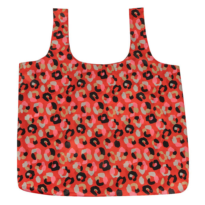 totes ECO Bag In Bag Shopper Wild Leopard Print  Extra Image 1