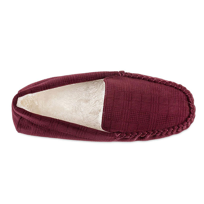 sherpa lined moccasin slippers