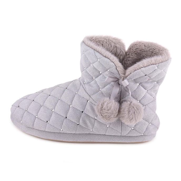 quilted slipper boots