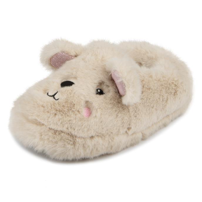 Ladies cream slippers cheap