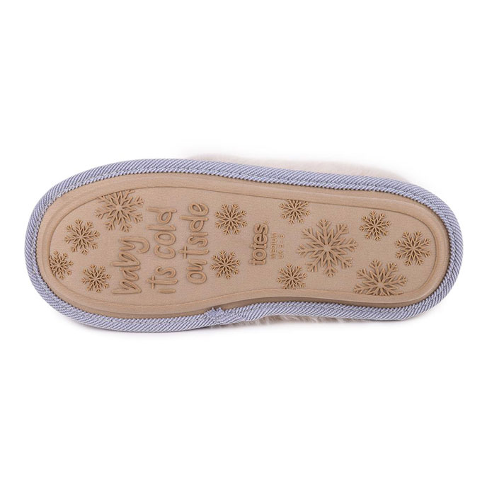 totes fur lined clog slippers