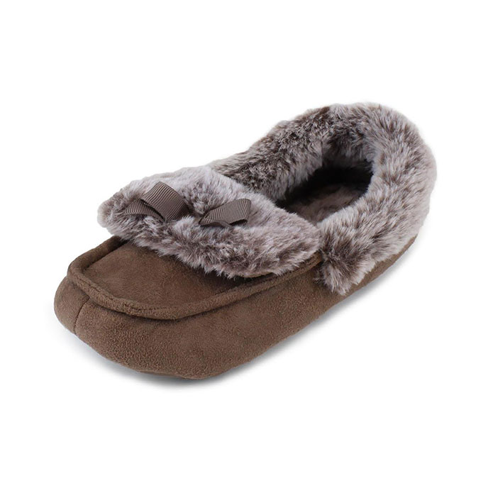 totes moccasin slippers womens
