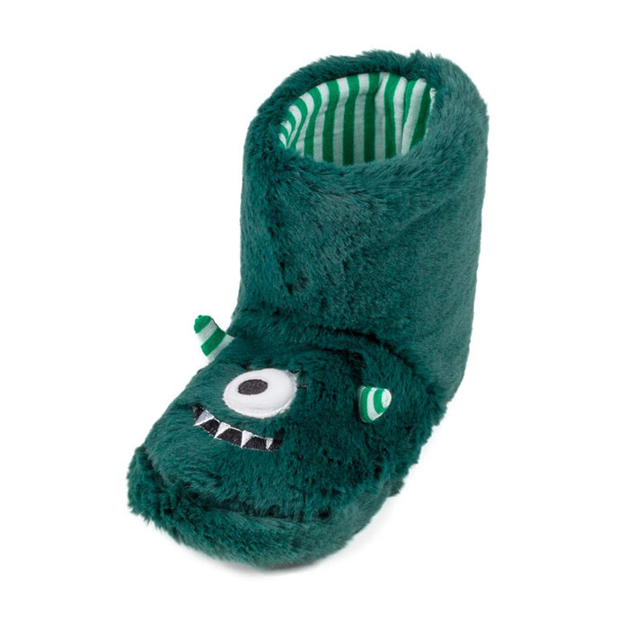 totes Children Monster Booties Green Monster Extra Image 2