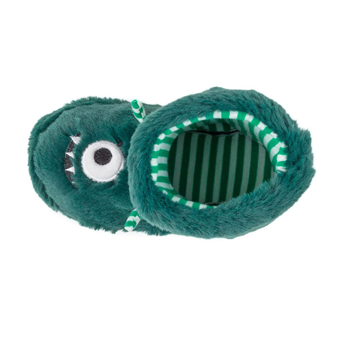 totes Children Monster Booties Green Monster Extra Image 4