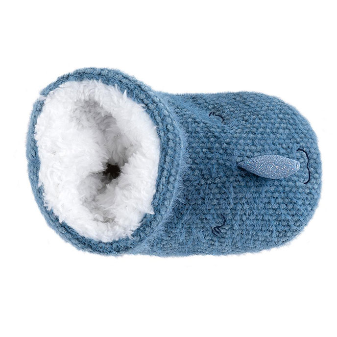 totes Childrens Novelty Bootie Slipper Narwhal Extra Image 4