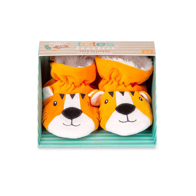 totes Tots Unisex Slippers Tiger Extra Image 1