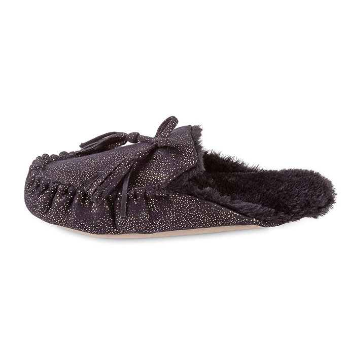 backless moccasin slippers