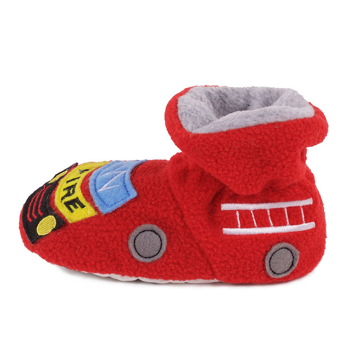 totes Kids Novelty Slippers Fire Engine