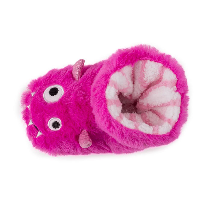pink monster slippers