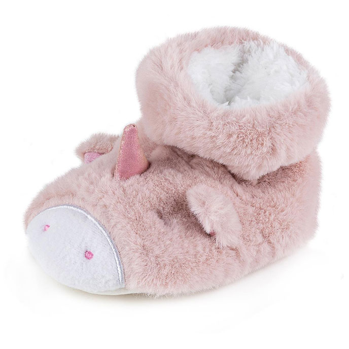 totes Childrens Unicorn Bootie Slipper Unicorn Extra Image 2