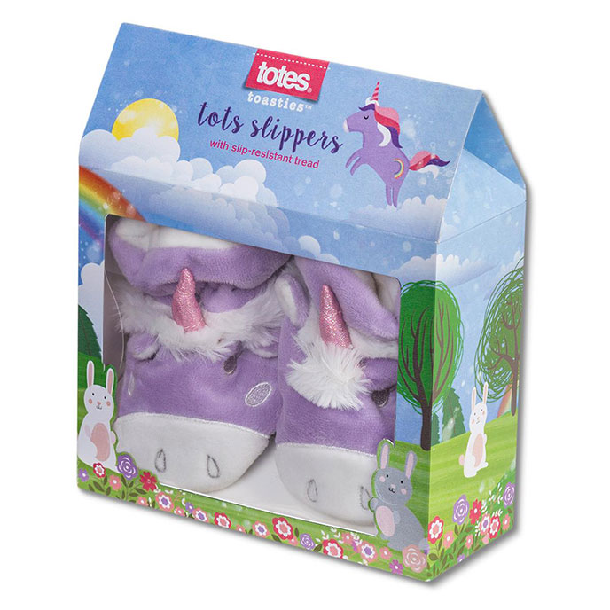 totes Kids Novelty Unicorn Slippers Unicorn Extra Image 1