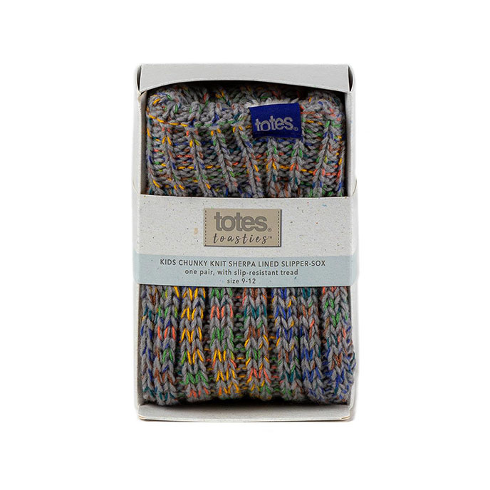 Totes Girls Knitted Chunky Slipper Sox, Extension-fmedShops