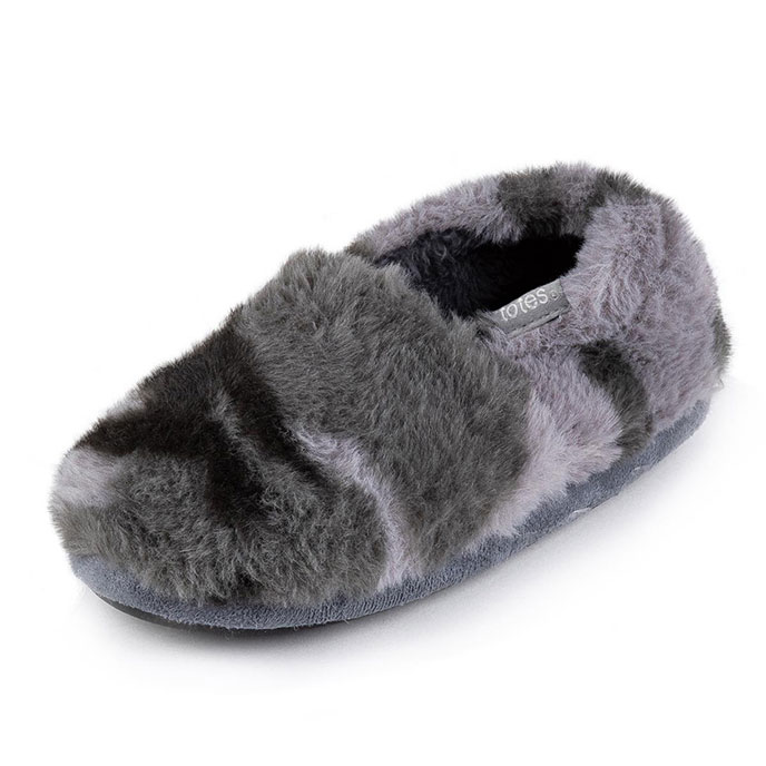 totes Boys Short Full Back Slipper Camo Extra Image 2