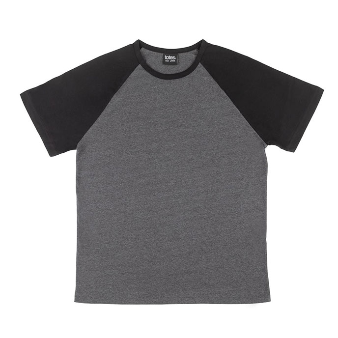  totes Mens Short Sleeve T-Shirt and Short Set with Socks Grey / Charcoal Extra Image 1