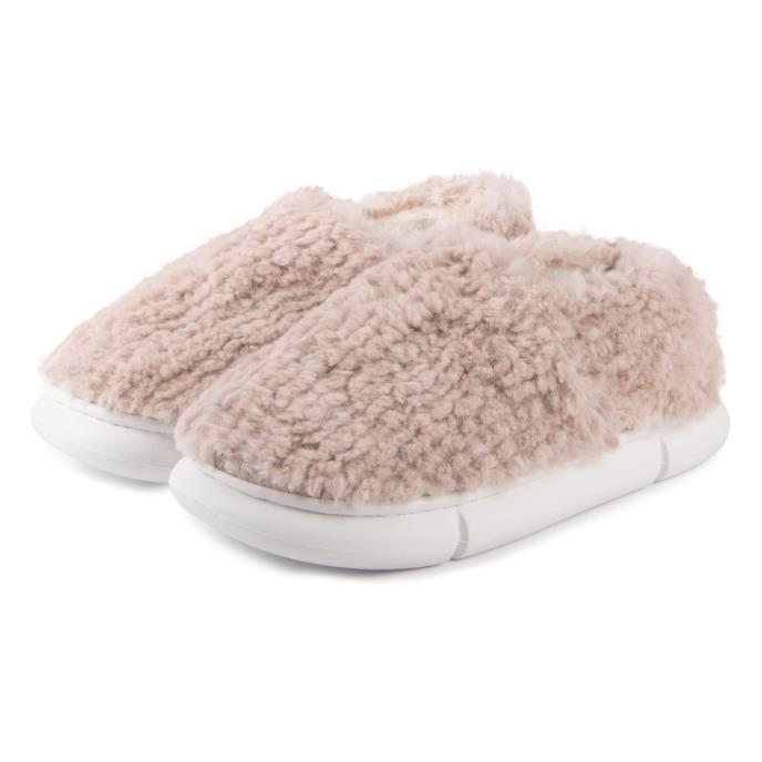 Totes fur lined online clog slippers