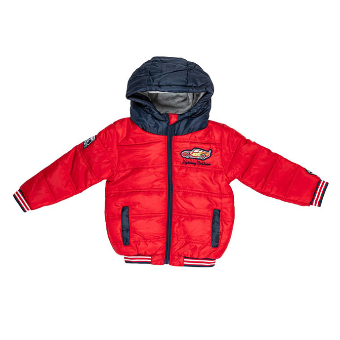 Cars Puffer Jacket Red Extra Image 1