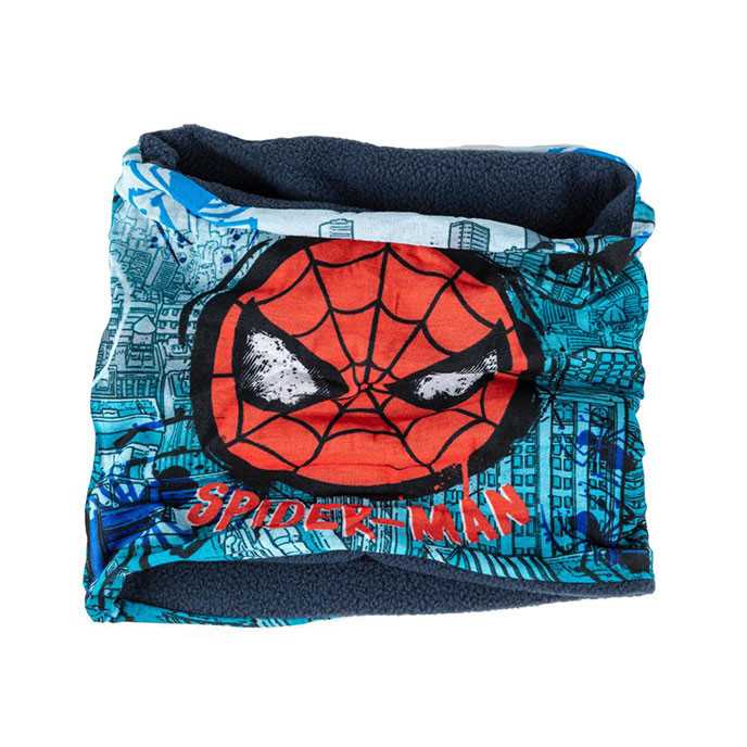 Spiderman Snood Blue Extra Image 1