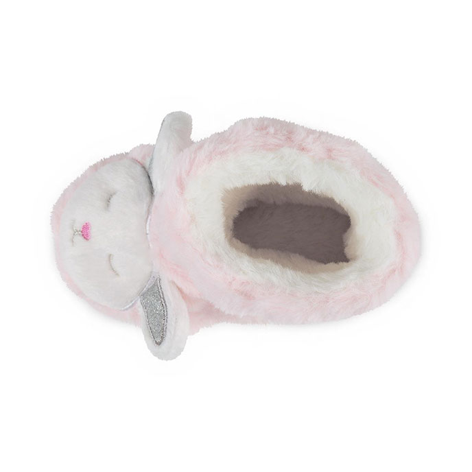 totes Childrens Rabbit Booties Pink Extra Image 3