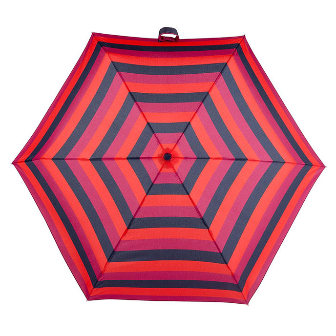 totes Mini Round Block Stripe Print Umbrella (5 Section) Extra Image 2