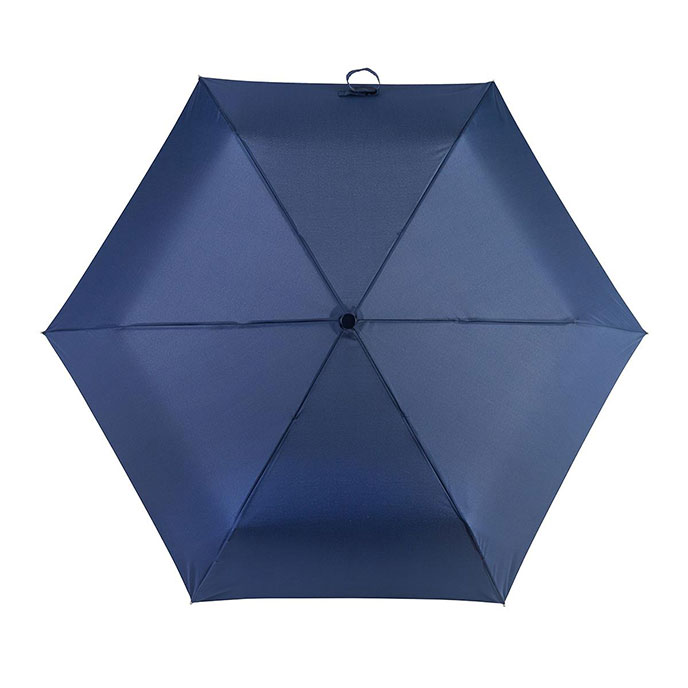 totes Steel Plain Navy Umbrella (3 Section) Extra Image 2