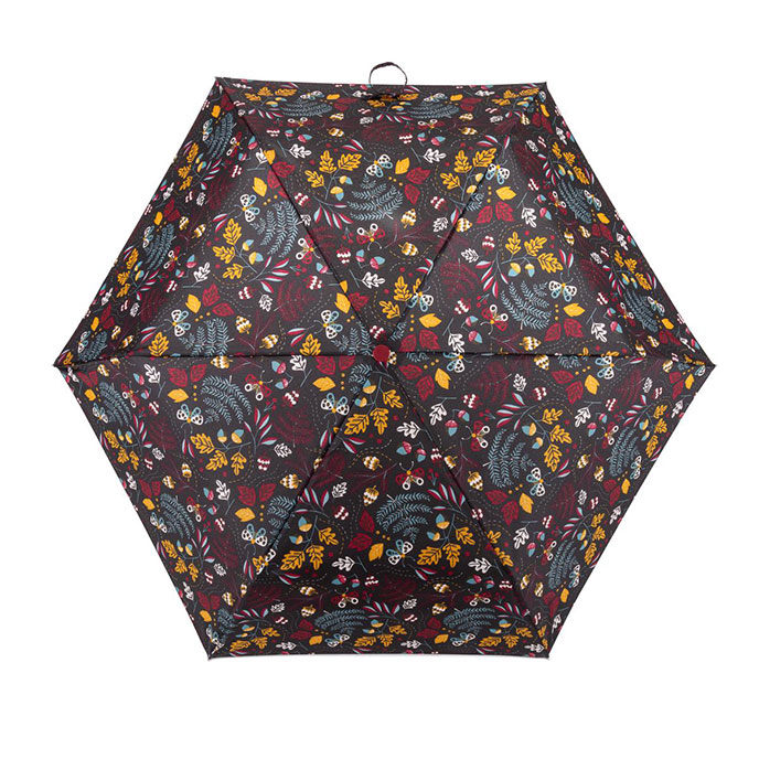 totes Supermini Embroidered Forest Print Umbrella (3 Section) Extra Image 1